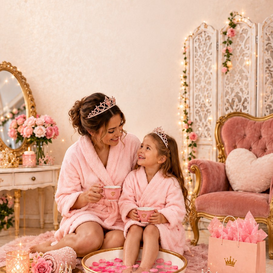 Two guests at a Princess Spa Day